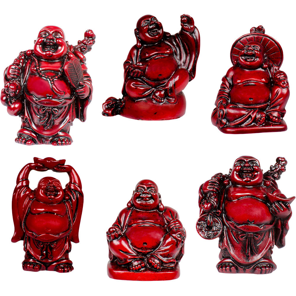 Frosted Acrylic Mini Buddha Figurine