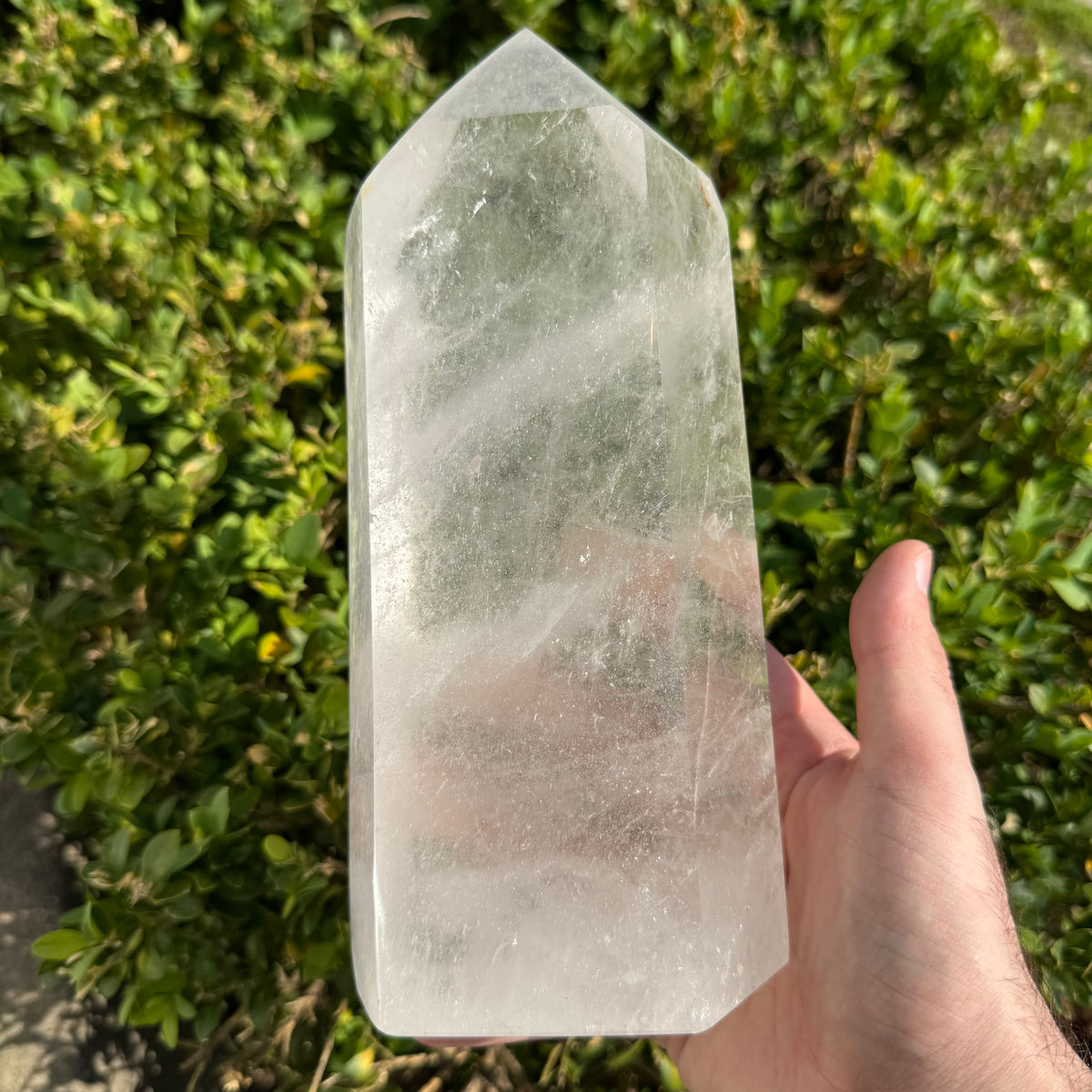 Large Clear Quartz Polished Point