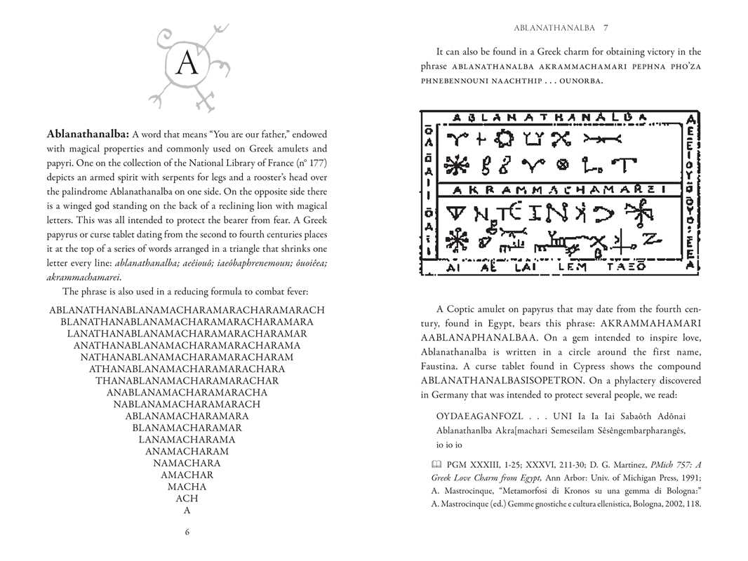 Dictionary of Ancient Magic Words and Spells by Claude Lecouteux