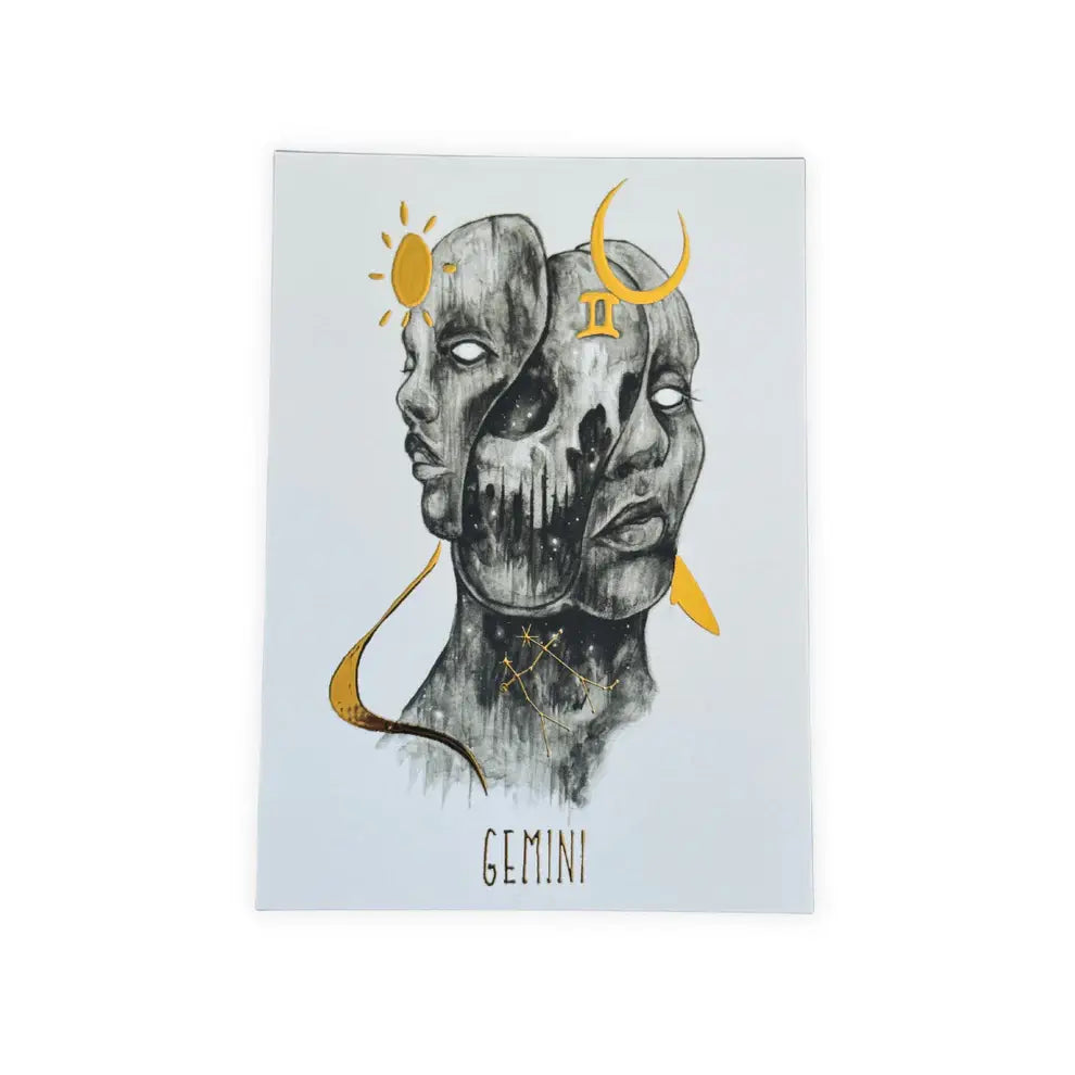 Zodiac Foil Print