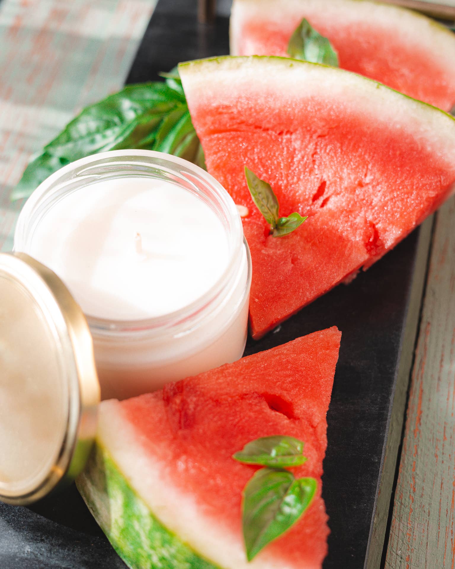 Melon Basil Soy Candle | Hand-poured