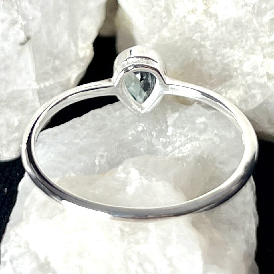 London Blue Topaz Sterling Silver Ring - Assorted Sizes