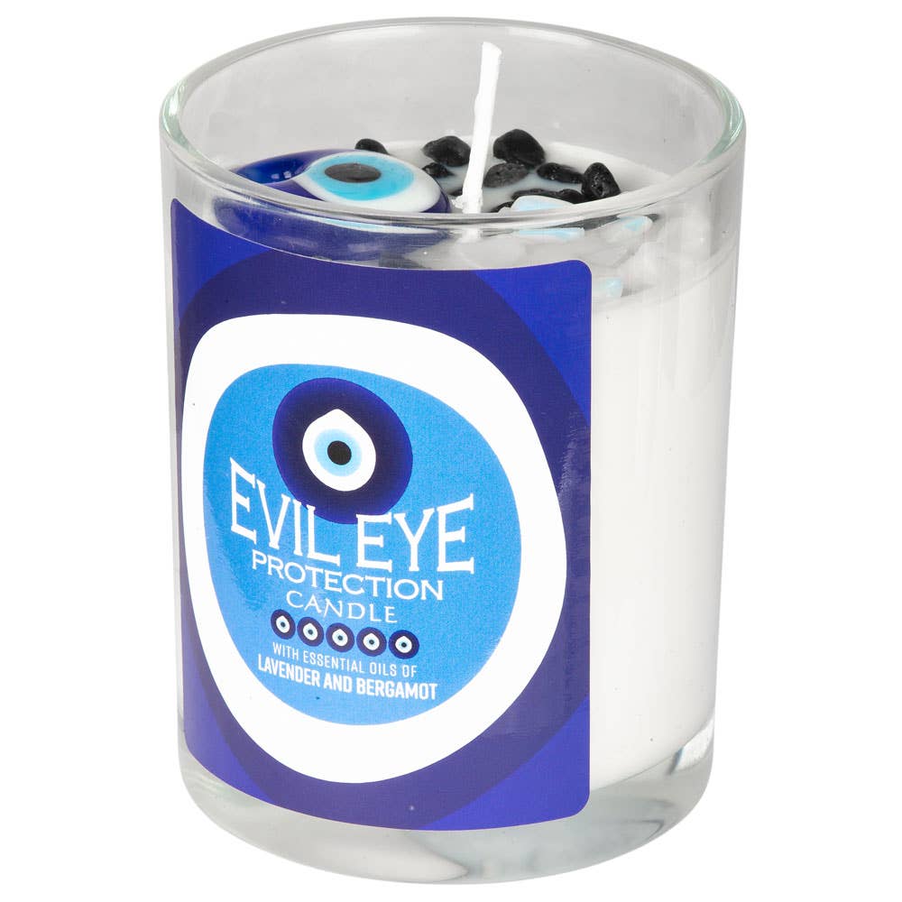 Evil Eye Glass Jar Candle 10oz