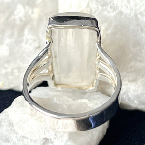 Selenite Sterling Silver Ring