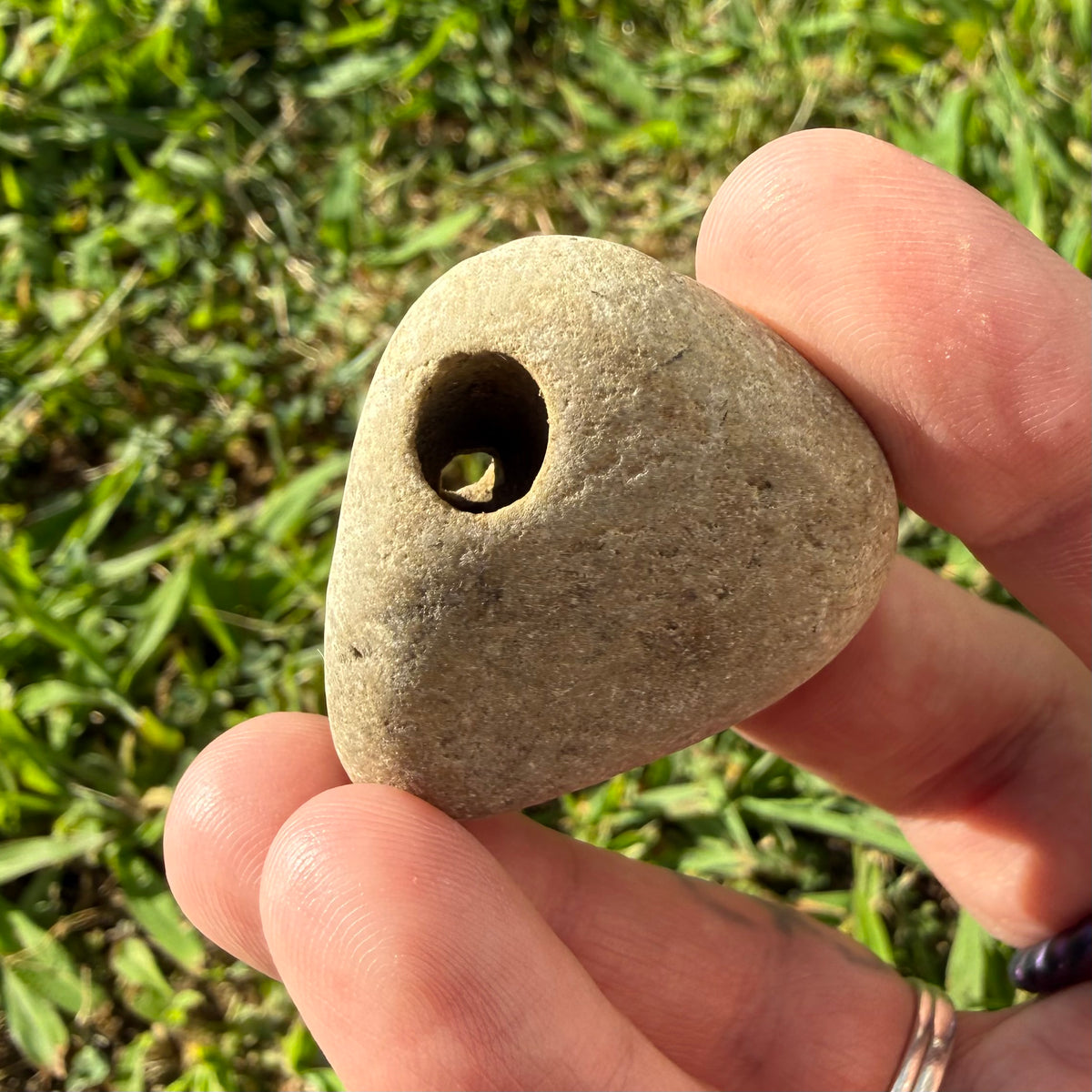 Hag Stone 1" - 4" | Natural Worry &amp; Protection Stone