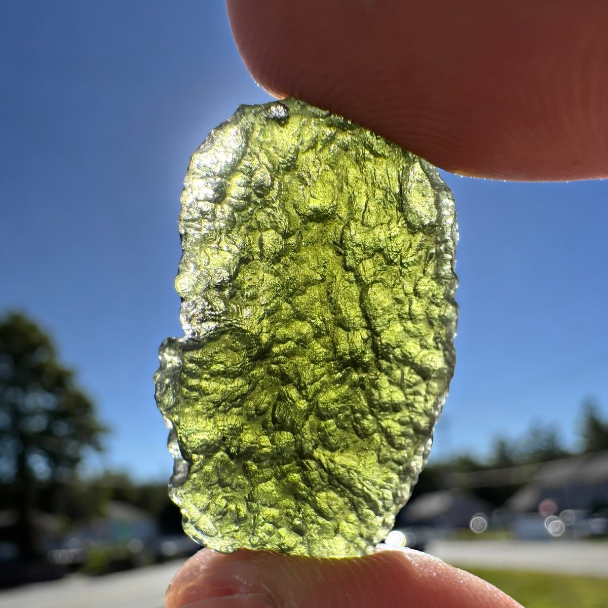 Rare Moldavite Natural Gemstone Specimen - 8g