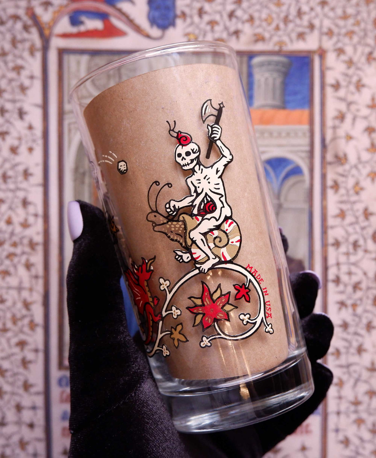 Medieval Battle - Drinking Glass