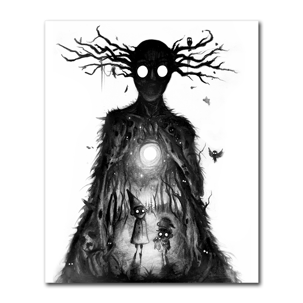 Voice of the Night - Over the Garden Wall Art Print by Brian Serway