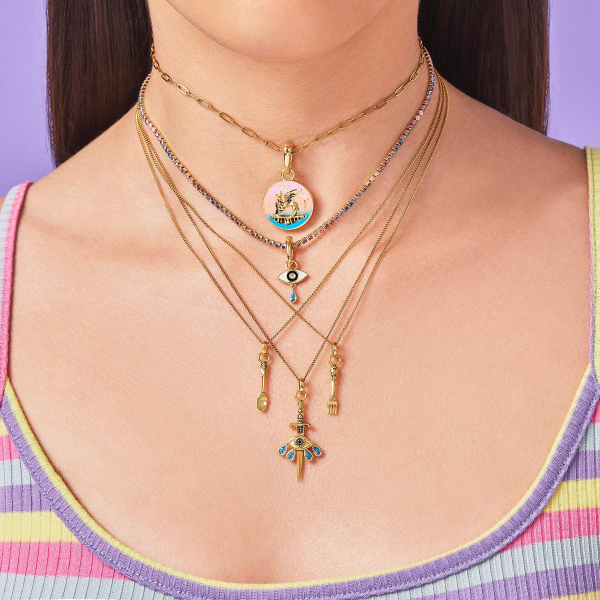 Weeping Blade Necklace by Little Rooms