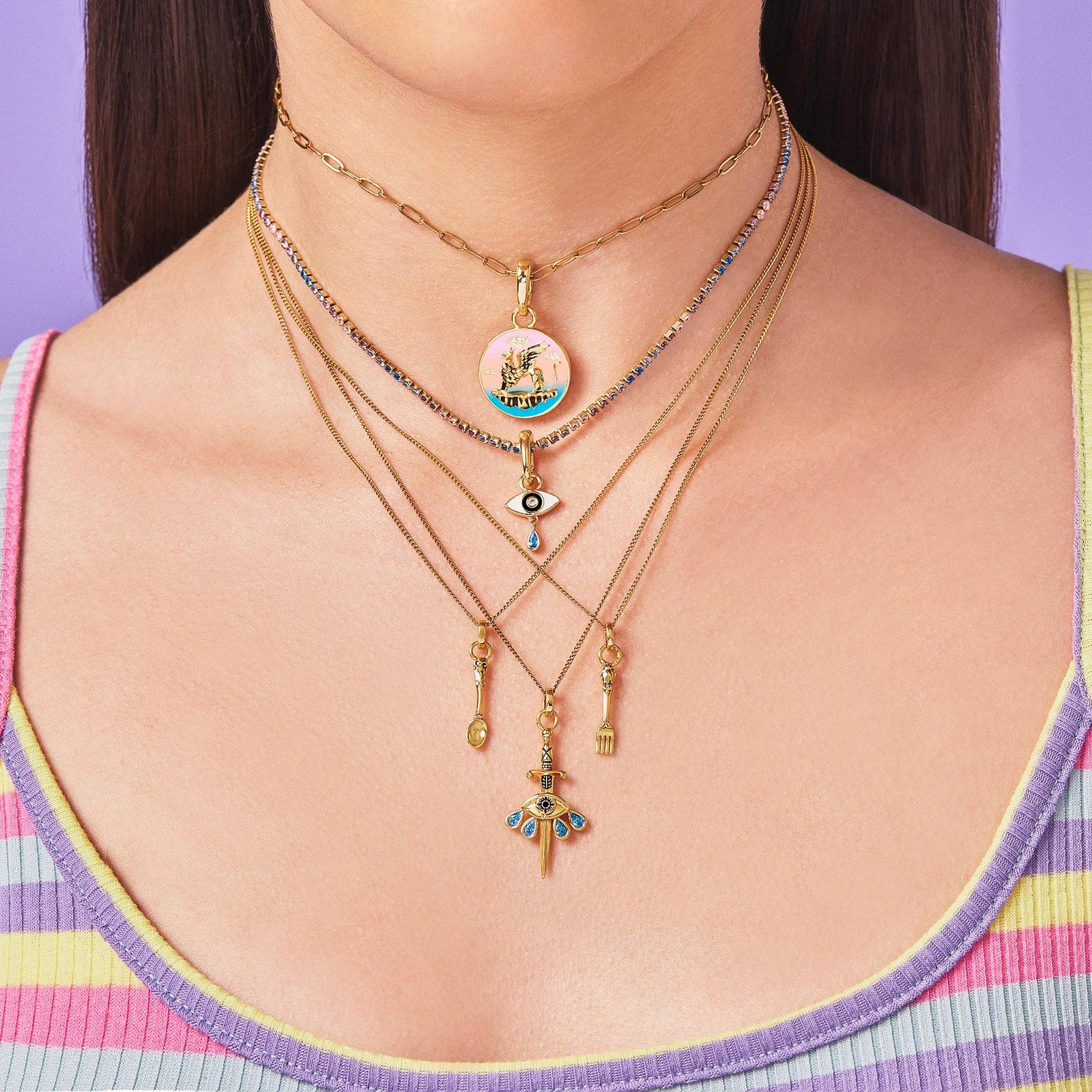 Weeping Blade Necklace by Little Rooms