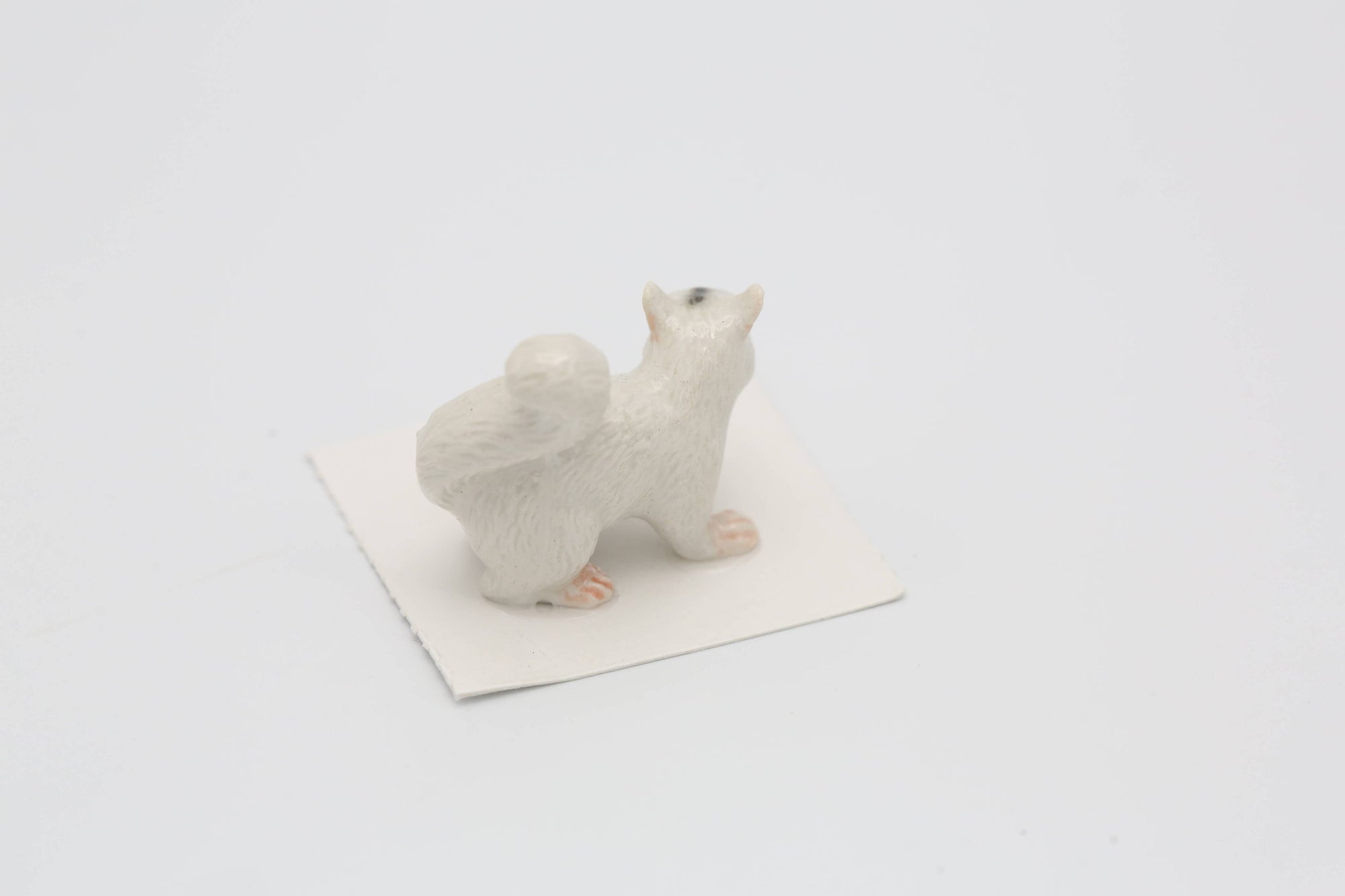 Bree White Squirrel Porcelain Miniature