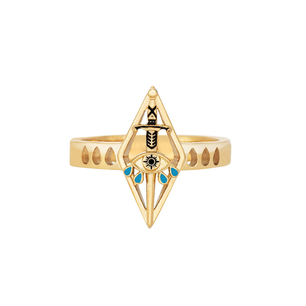 Weeping Blade Ring by Little Rooms