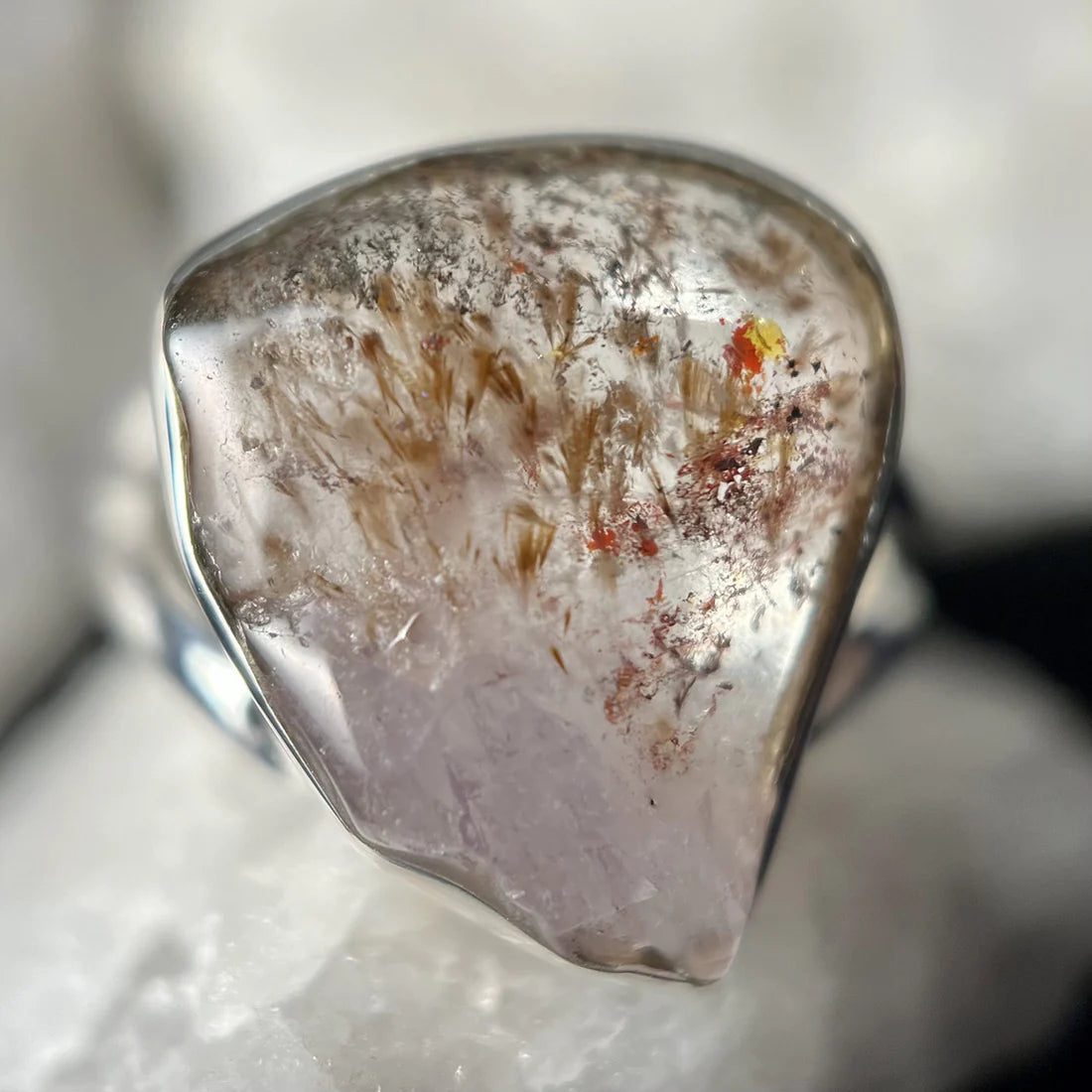 Super Seven Sterling Silver Ring