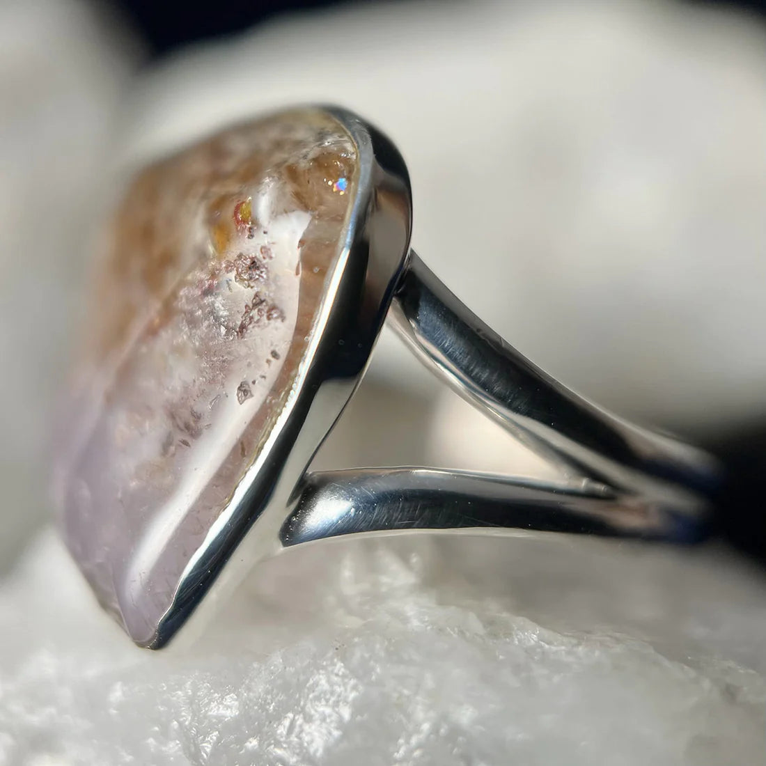 Super Seven Sterling Silver Ring