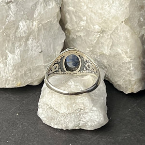 Classy Kyanite Sterling Silver Ring