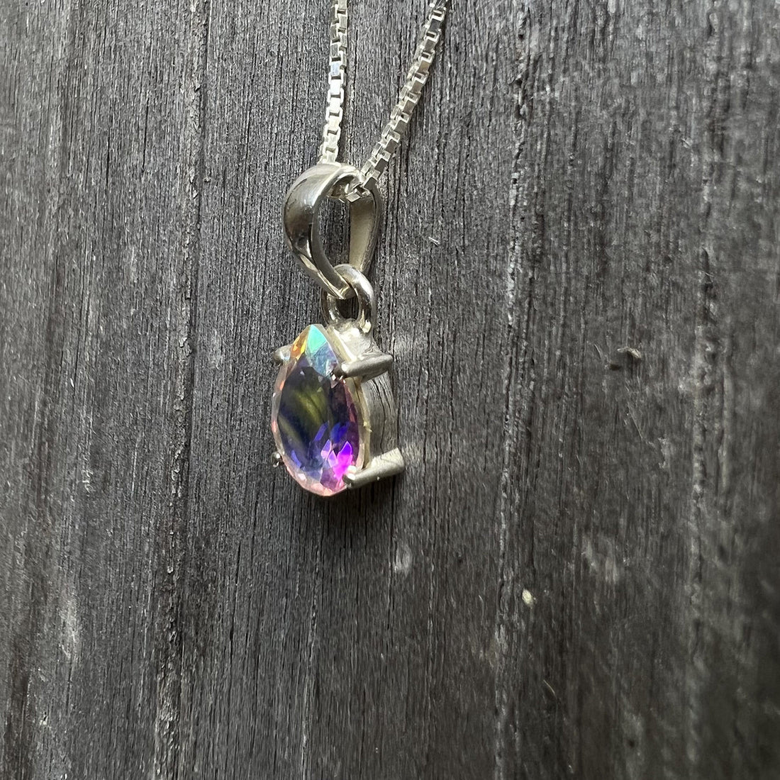 Mercury Mystic Topaz Sterling Silver Pendant