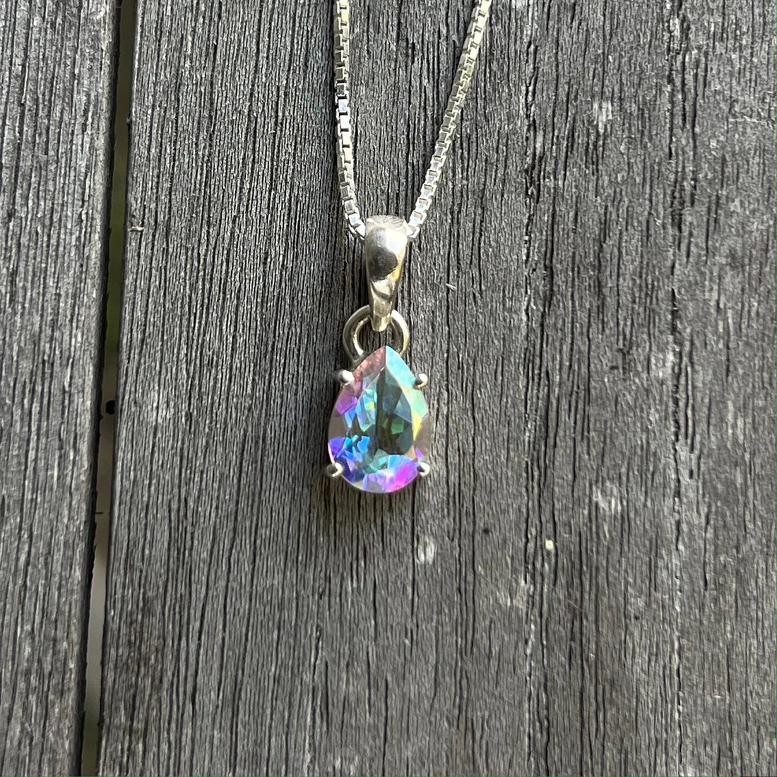 Mercury Mystic Topaz Sterling Silver Pendant