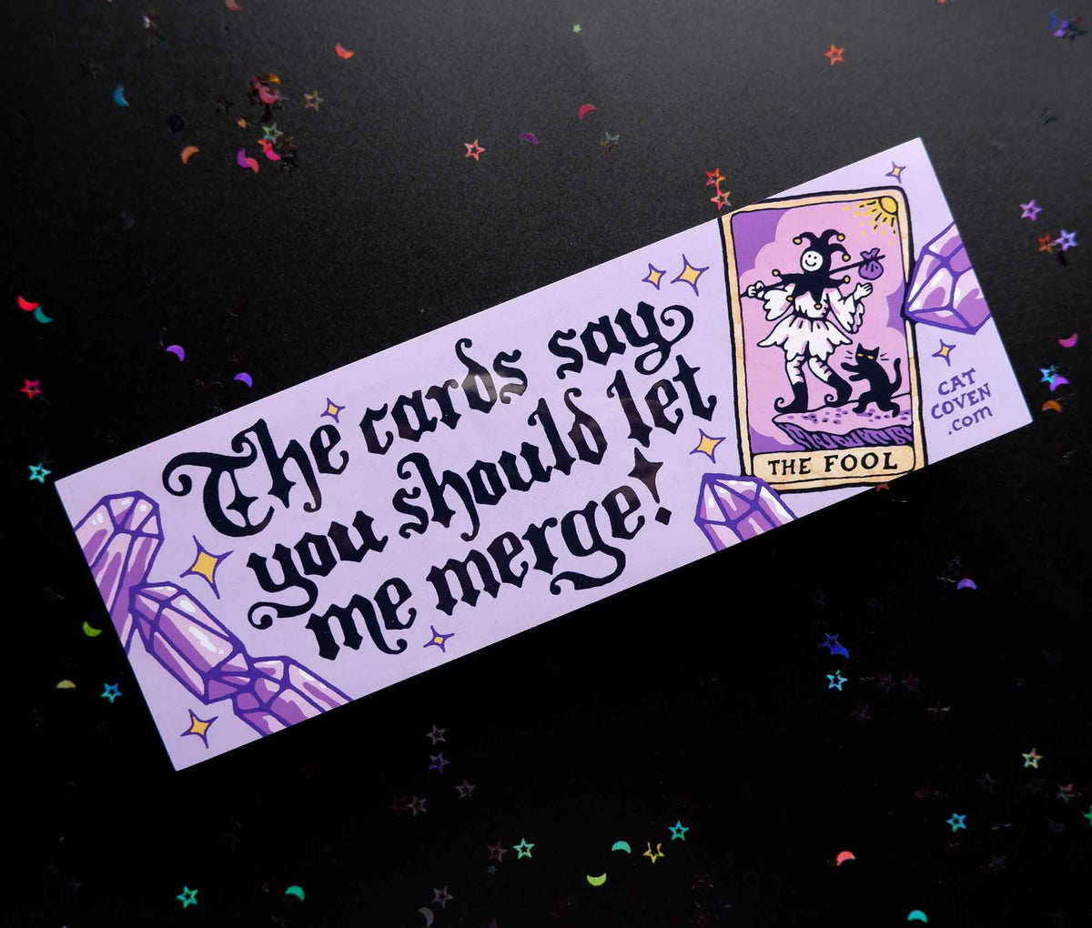 Let Me Merge - Bumper Sticker