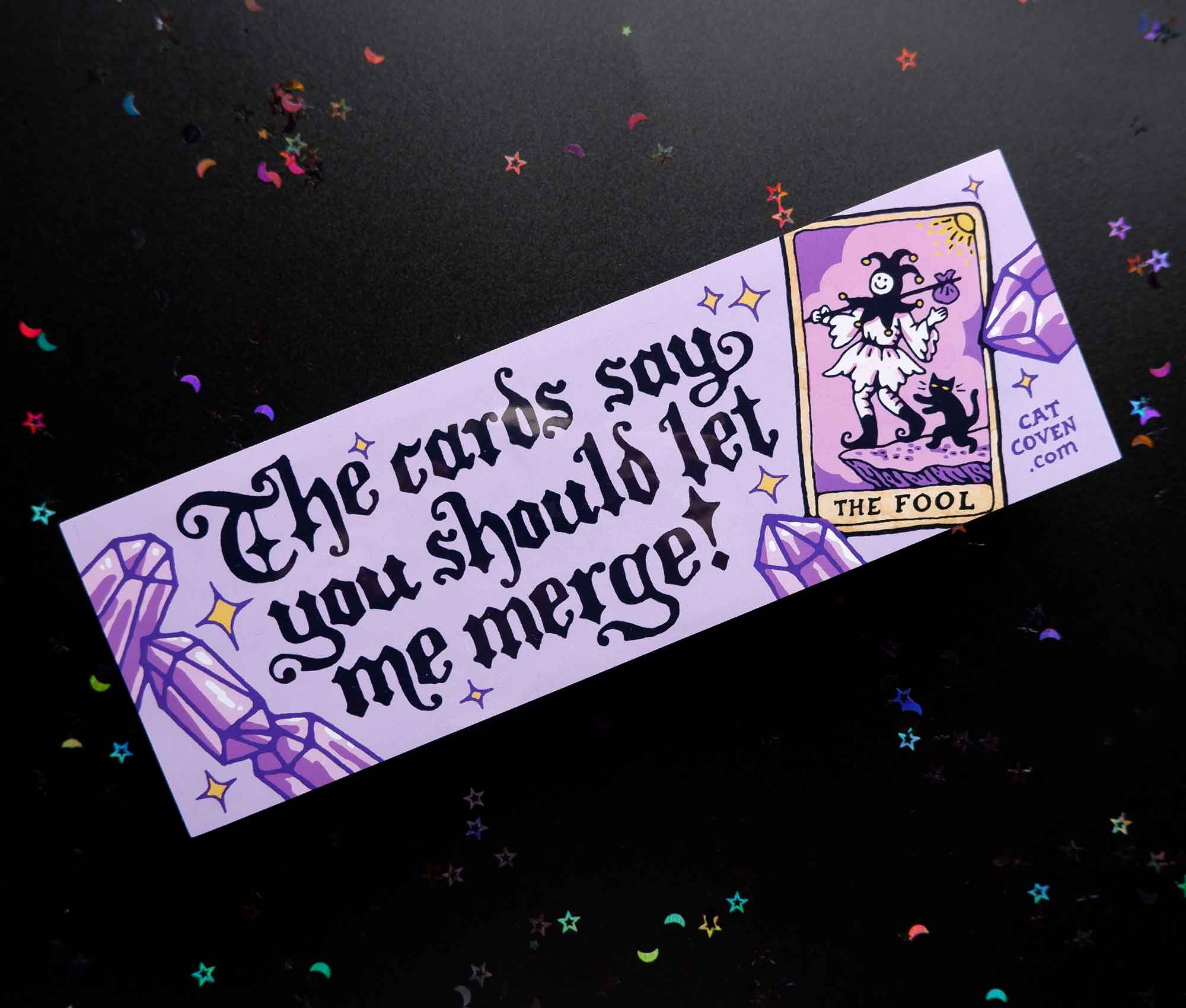 Let Me Merge - Bumper Sticker