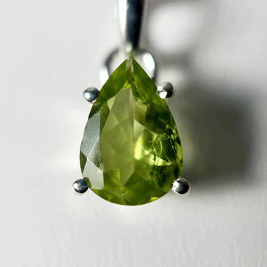 Peridot Sterling Silver Pendant