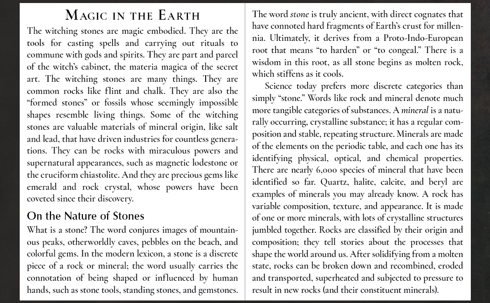 The Witching Stones: Essential Crystals, Stones & Minerals