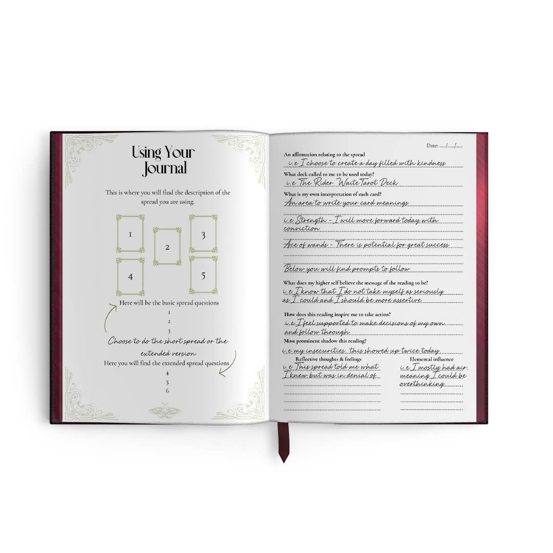 Shadows of Tarot: A Tarot Spread Journal