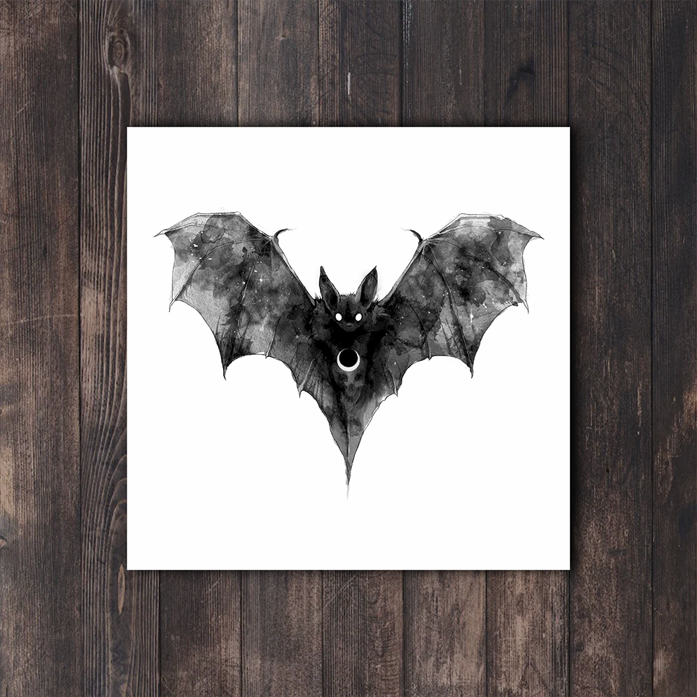 Cloak Bat Print