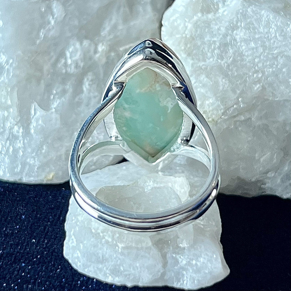 Aquaprase Sterling Silver Ring - Assorted Sizes