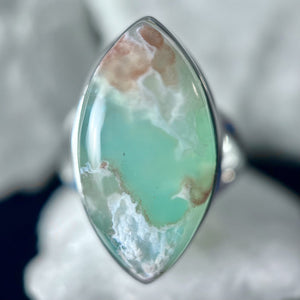 Aquaprase Sterling Silver Ring - Assorted Sizes