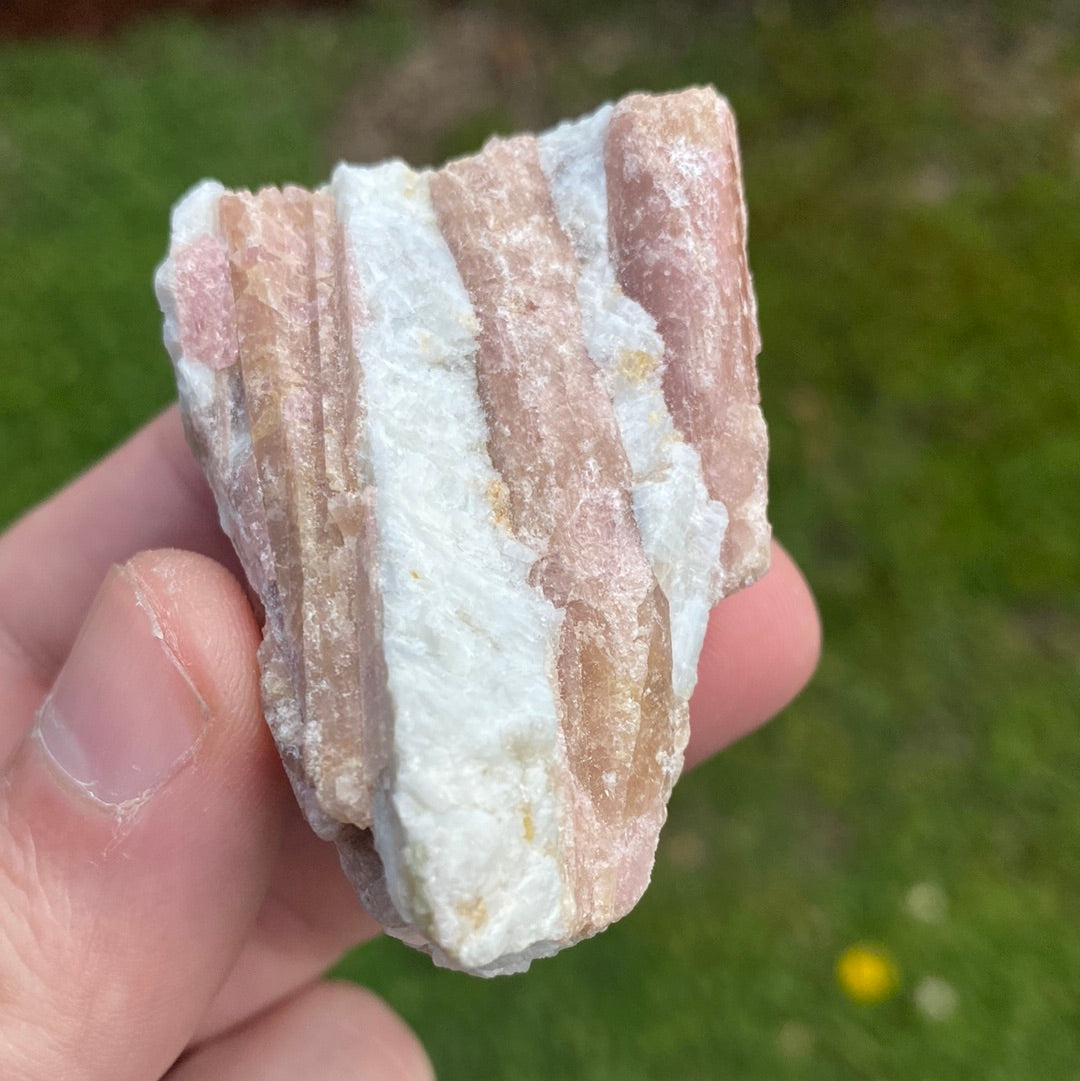 Pink Tourmaline Natural Gemstone Cluster