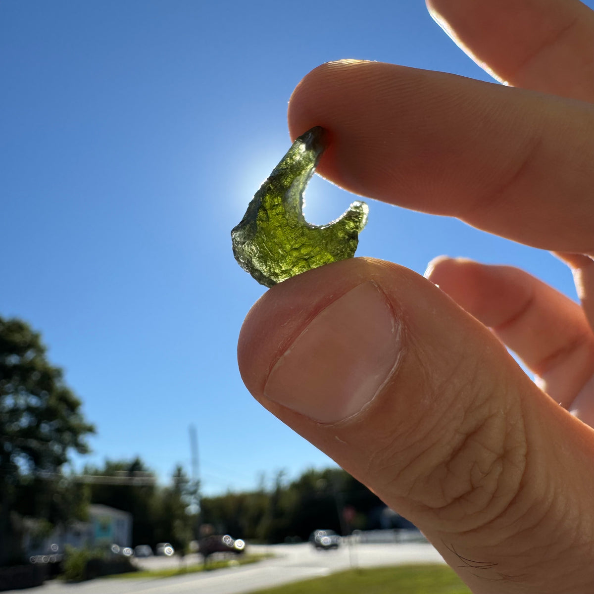 Rare Moldavite Natural Gemstone Specimen - 3.62g