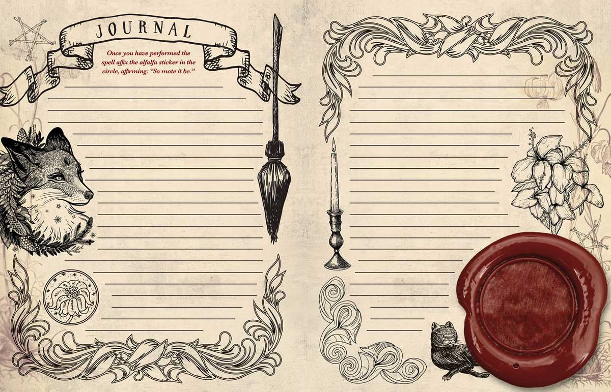 Witch’s Magickal Spellbook – Create Charms, Potions & Plant Magic for Love, Luck &amp; Renewal