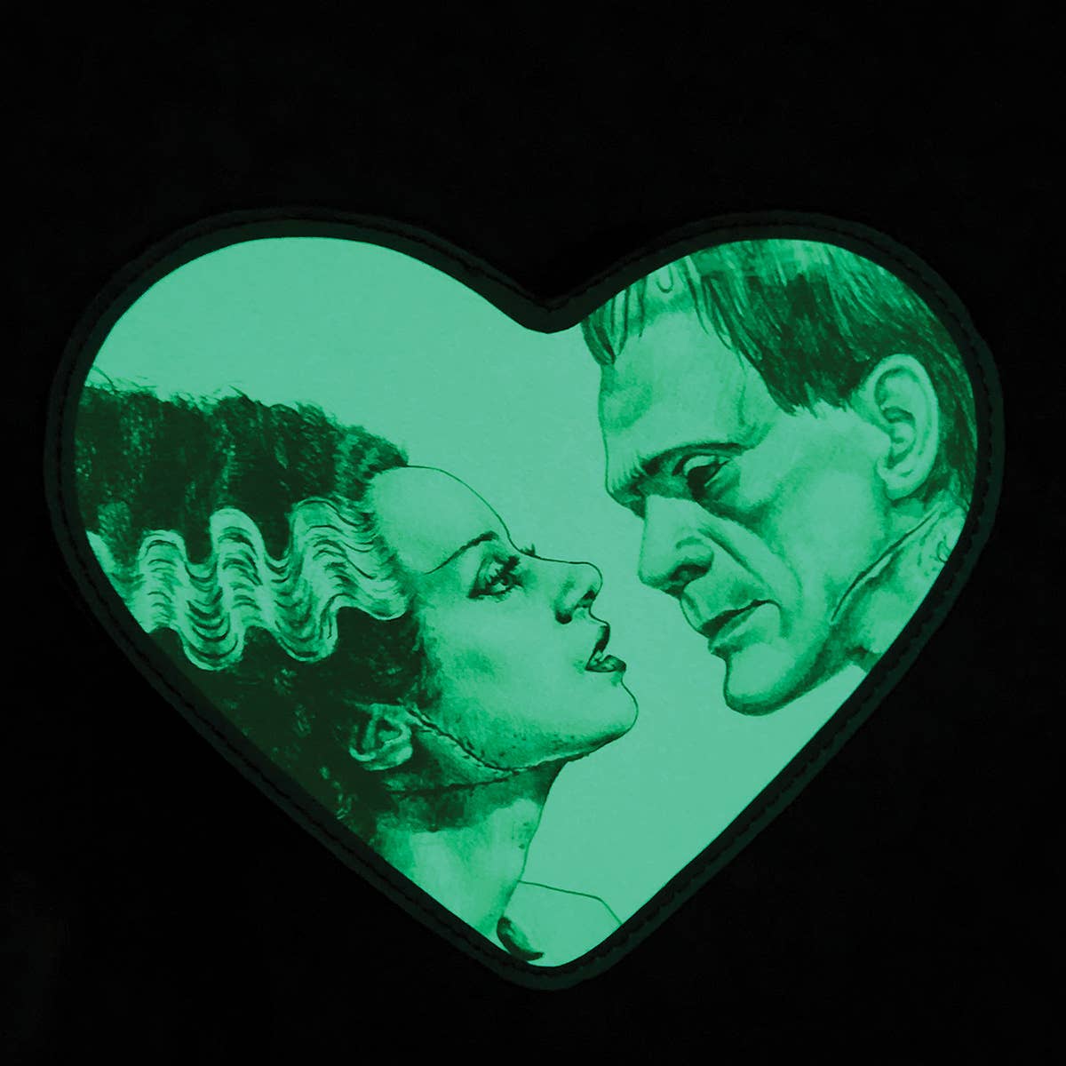 Glow in the Dark Heart Shape Frank w/ Bride Wristlet