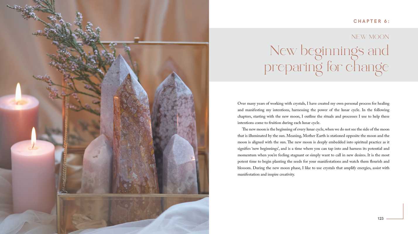 Crystal Rituals by the Moon: Raising Your Vibration Through Every Lunar Cycle by Leah Shoman