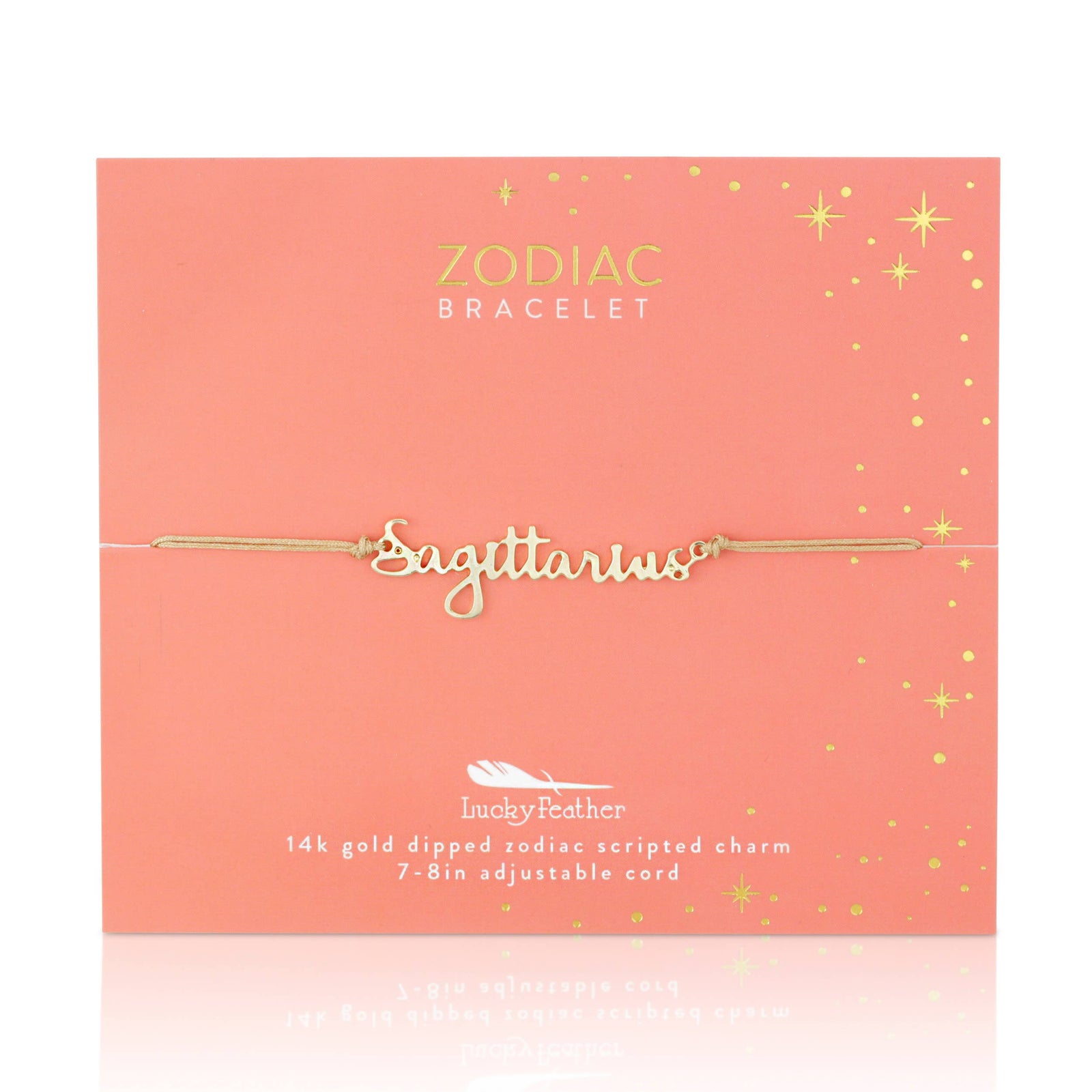 Zodiac Bracelet 14k Gold Dipped - Choose your Sign