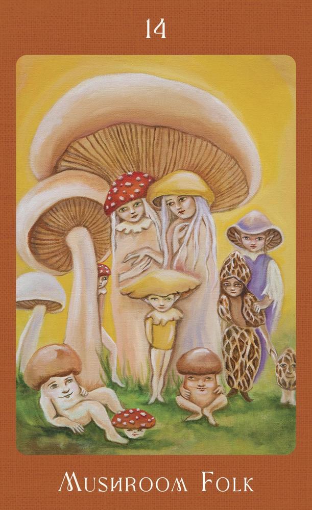 Mushroom Folk Oracle – Gentle Wisdom from the Forest Floor