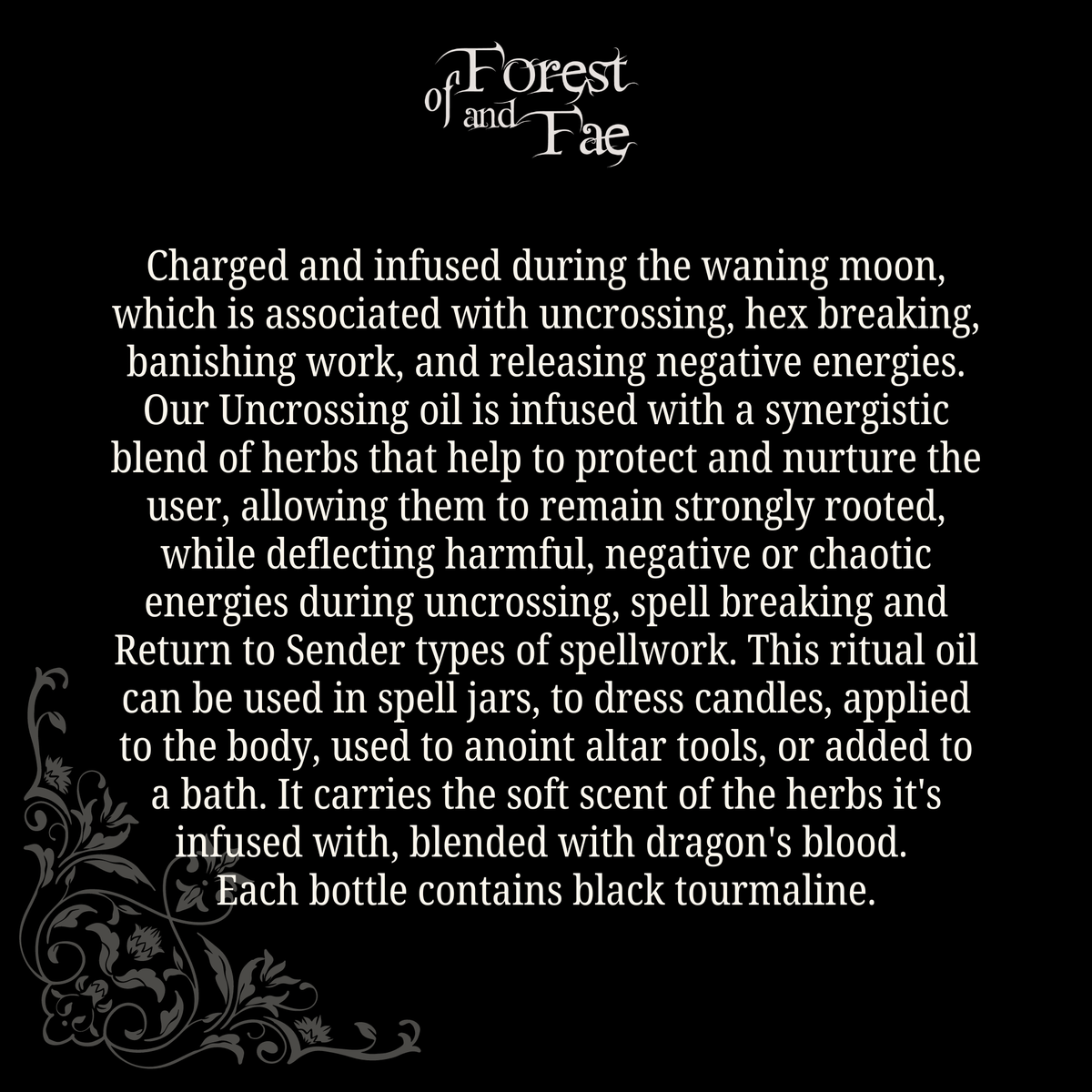 Uncrossing & Hex Breaking Altar Oil • Return to Sender Oil