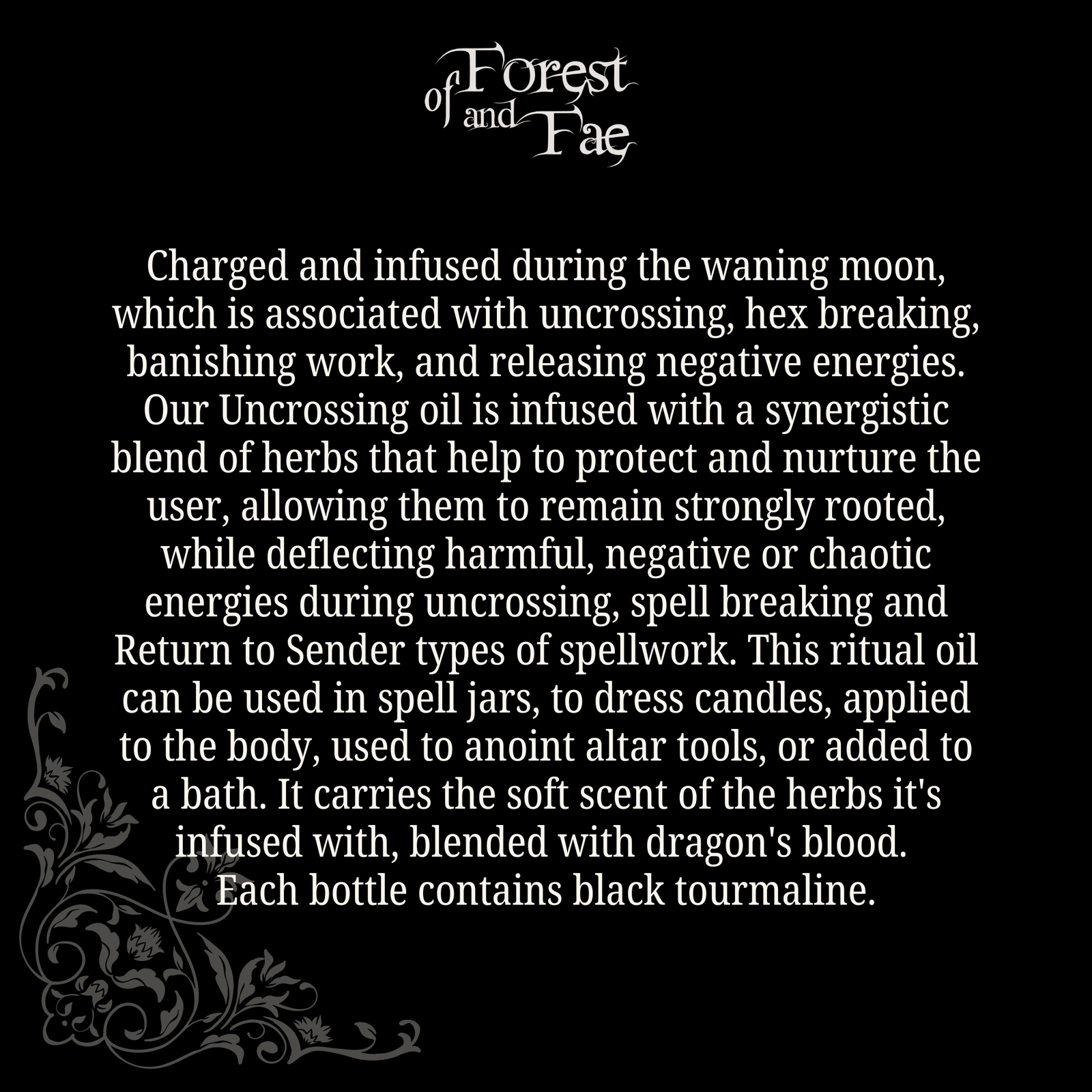 Uncrossing & Hex Breaking Altar Oil • Return to Sender Oil