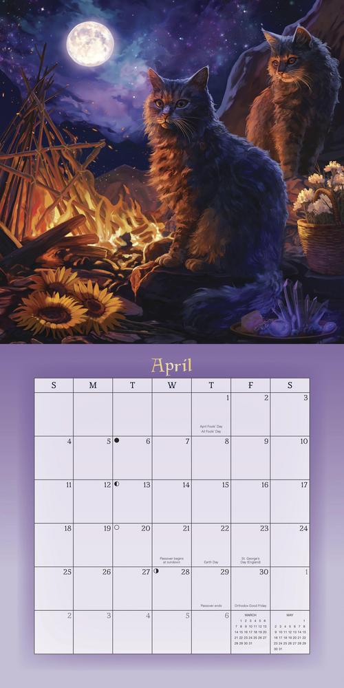 Llewellyn's 2027 Magical Mystical Cats Calendar