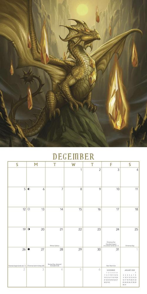 Llewellyn's 2027 Dragon Calendar