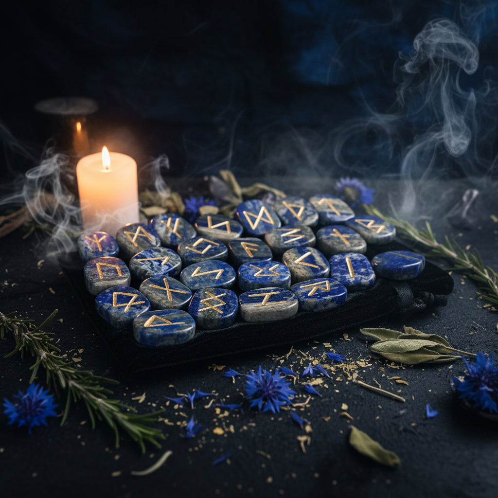Lapis Lazuli Runes Set