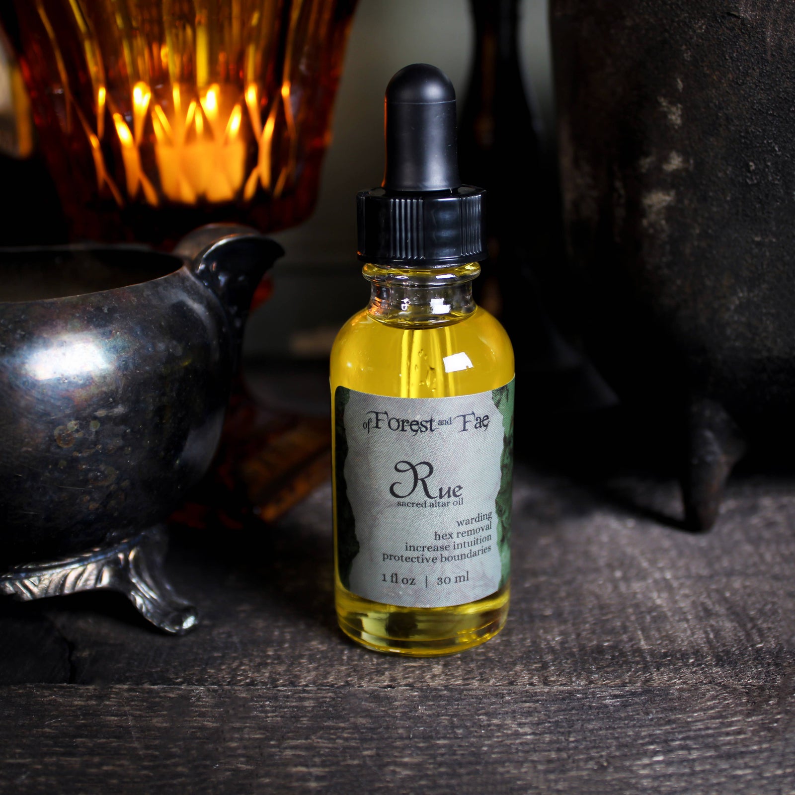 Rue Sacred Altar Oil • Ritual Oil • Protection • Witchcraft
