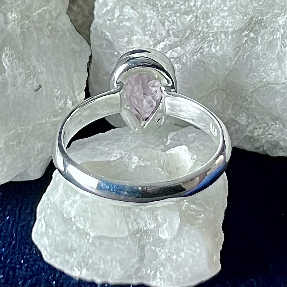 Morganite Sterling Silver Ring - Assorted Sizes