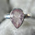 Morganite Sterling Silver Ring - Assorted Sizes