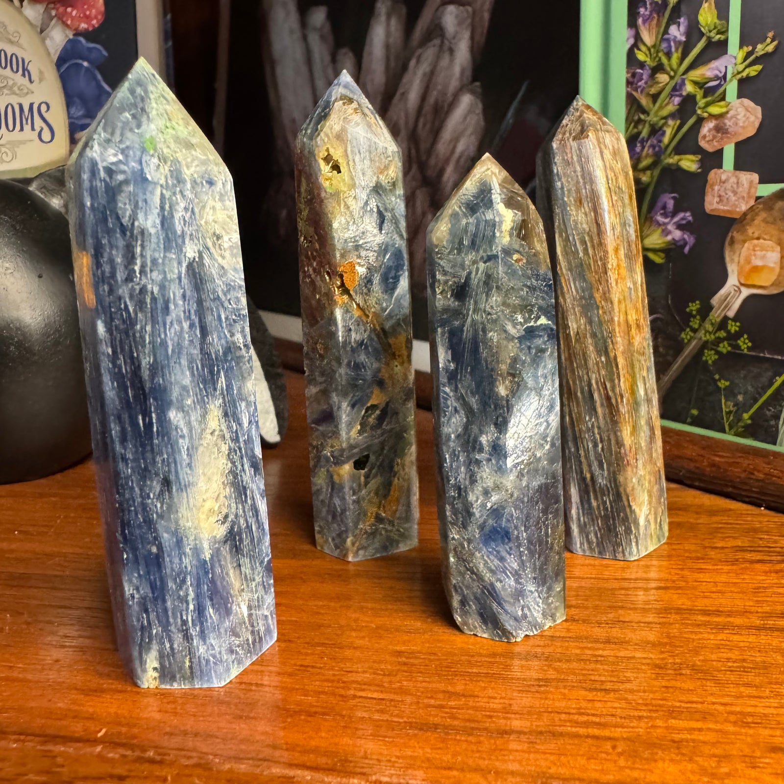 Blue Kyanite Gemstone Point 3" - 4"