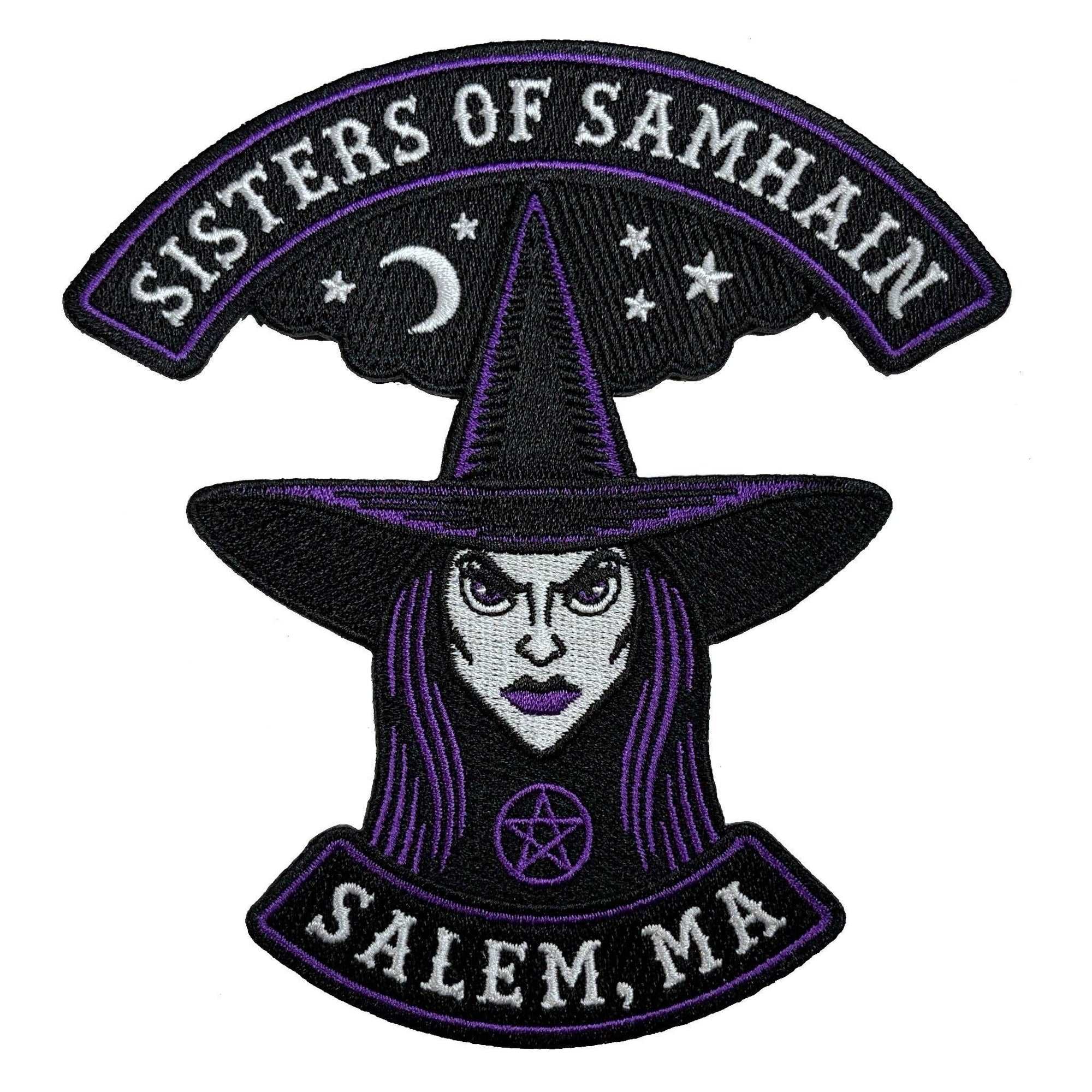 Sisters Of Samhain Witch embroidered patch