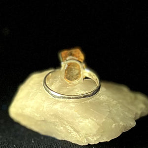 Natural Prong Citrine Ring in Sterling Silver