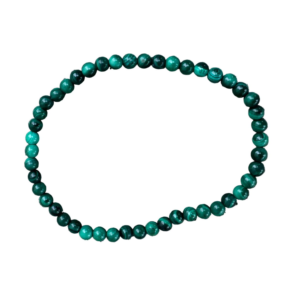 Real Congo Malachite Stretch Bracelet