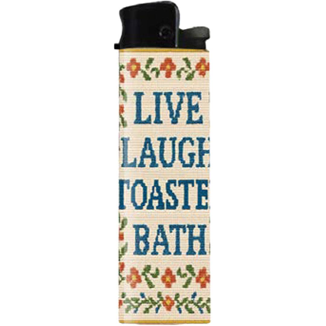 Live Laugh Toaster Bath Lighter