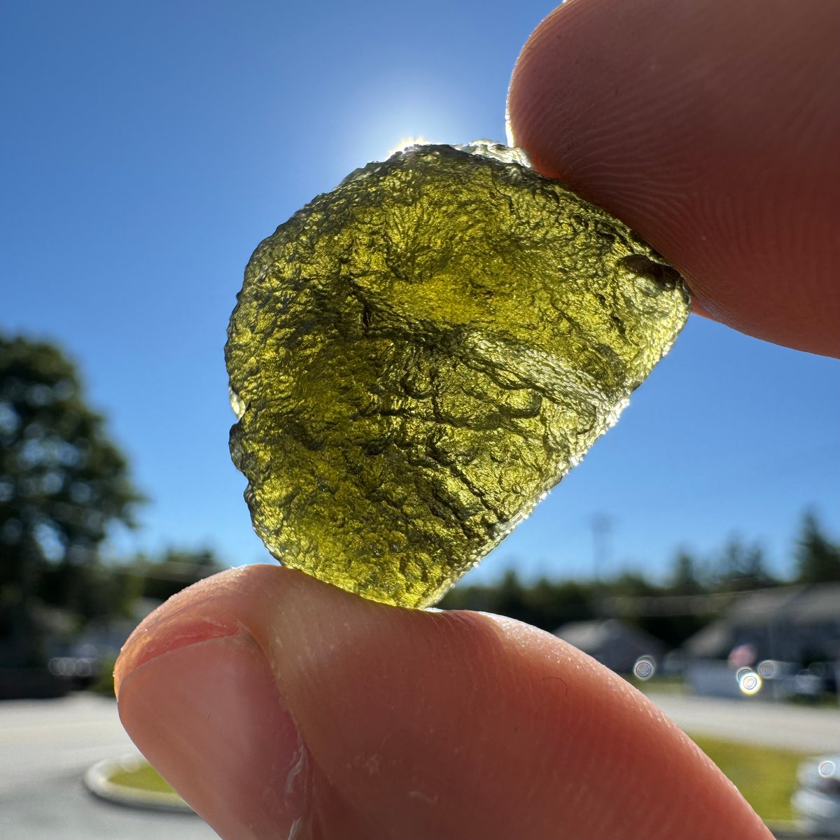 Rare Moldavite Natural Gemstone Specimen - 8.02g
